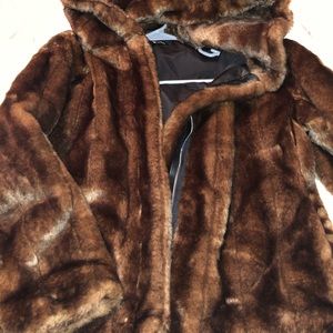 Zara faux fur coat